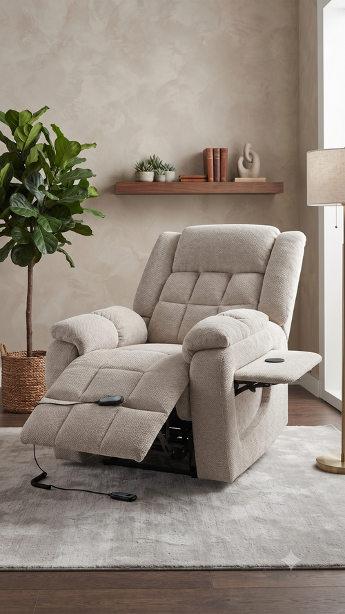 DENVER - SILLON RECLINABLE ELECTRICO CON MASAJE