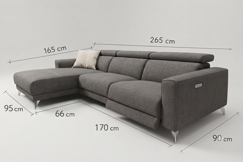 ATLANTA - SOFA MODULAR EN L ELECTRICO